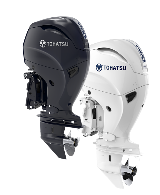 Moteurs hors-bord Tohatsu MFS150 noir et blanc
