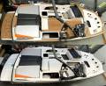 pads nautique bateau vue de haut