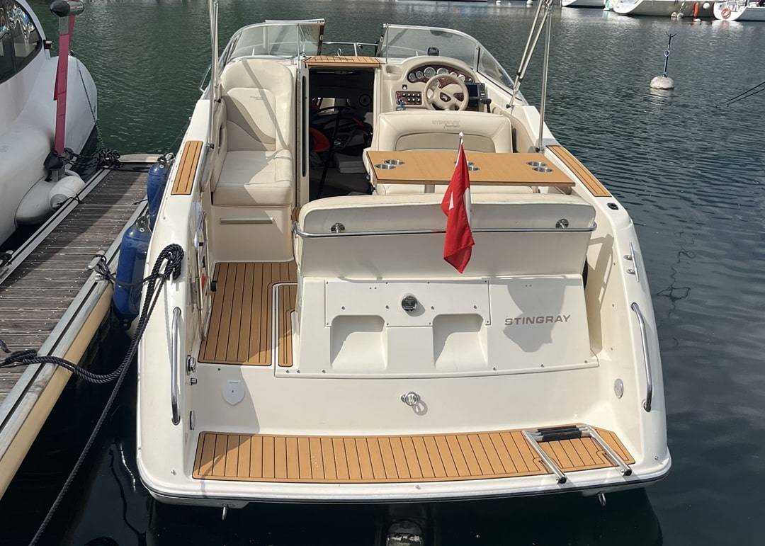 moquette bateau pont arrière sur mesure