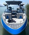 pads nautique bateau pont avant bleu