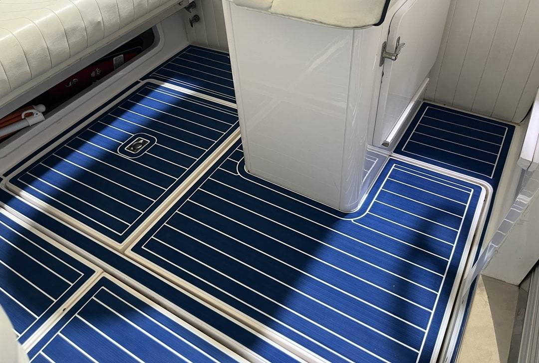 moquette marine personnalisée